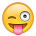 Winking Face with Tongue