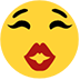 Face Blowing a Kiss
